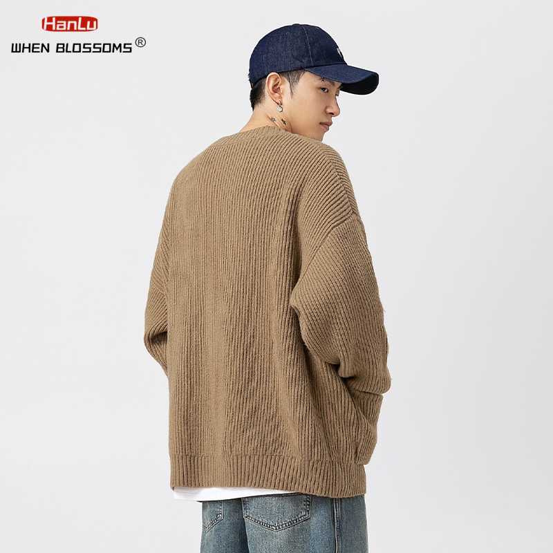Korean Fashion Streetwear Sing - Men'S Fashion V Neck Sweater reseña y precio
