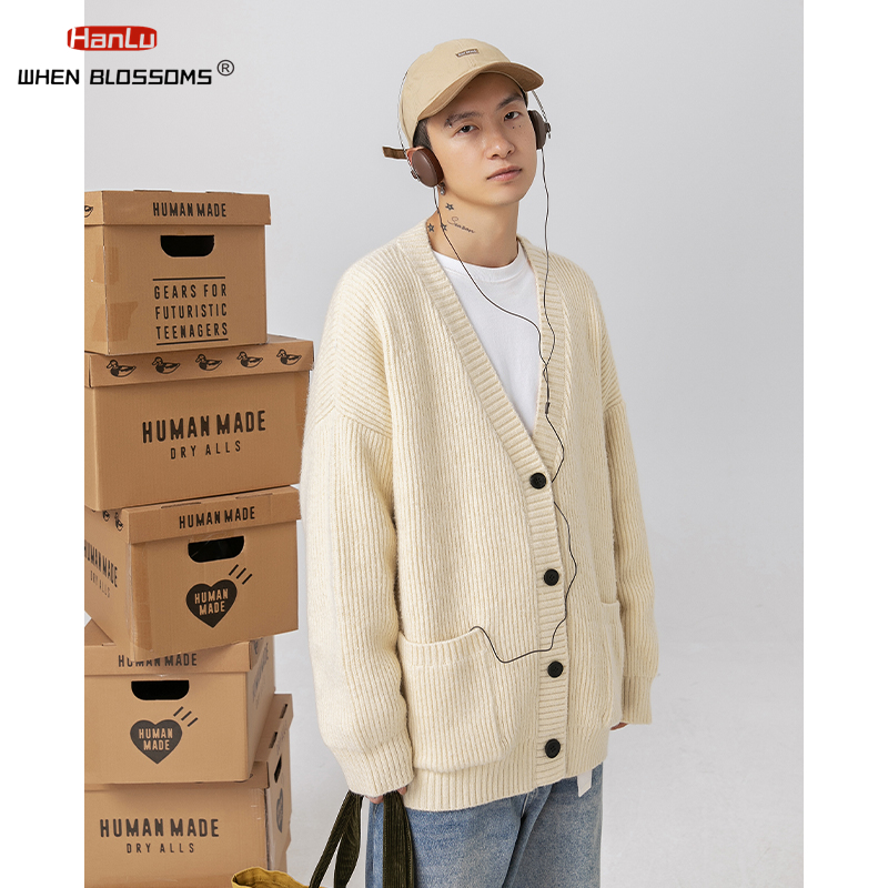 Korean Fashion Streetwear Sing - Men'S Fashion V Neck Sweater reseña y precio