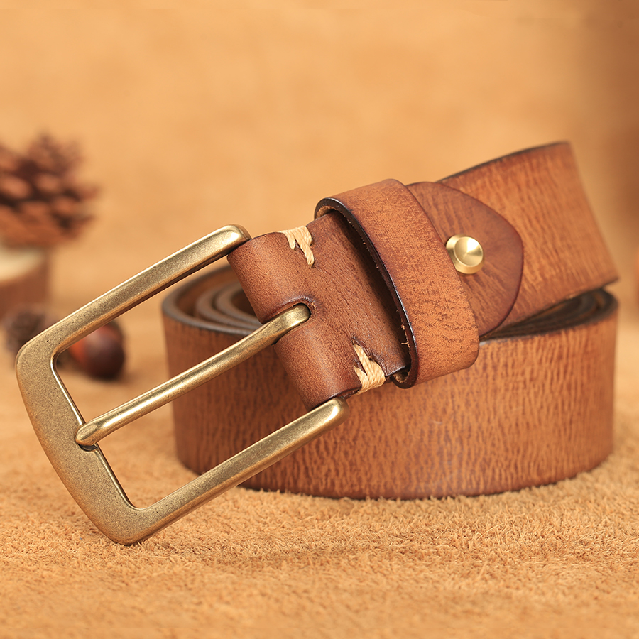 Genuine leather Belt Men Handm - Leather Belt Braided reseña y precio