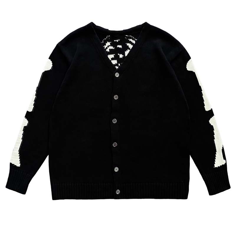 Kapital Vintage Hirata Bone Sk - Men'S Fashion V Neck Sweater reseña y precio