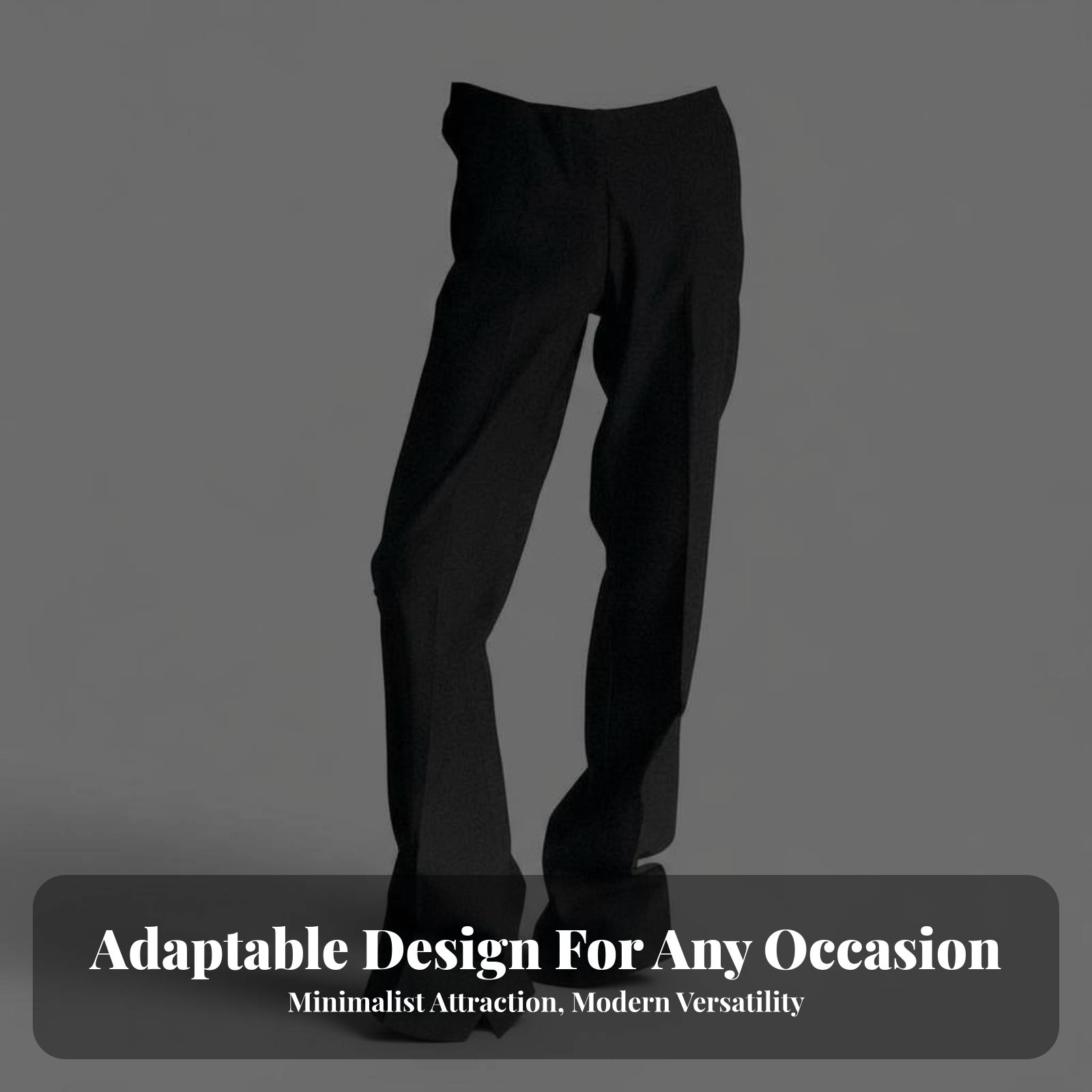 Split-Split-Leg Flaredd Trouse - Fashion Men Vogue reseña y precio