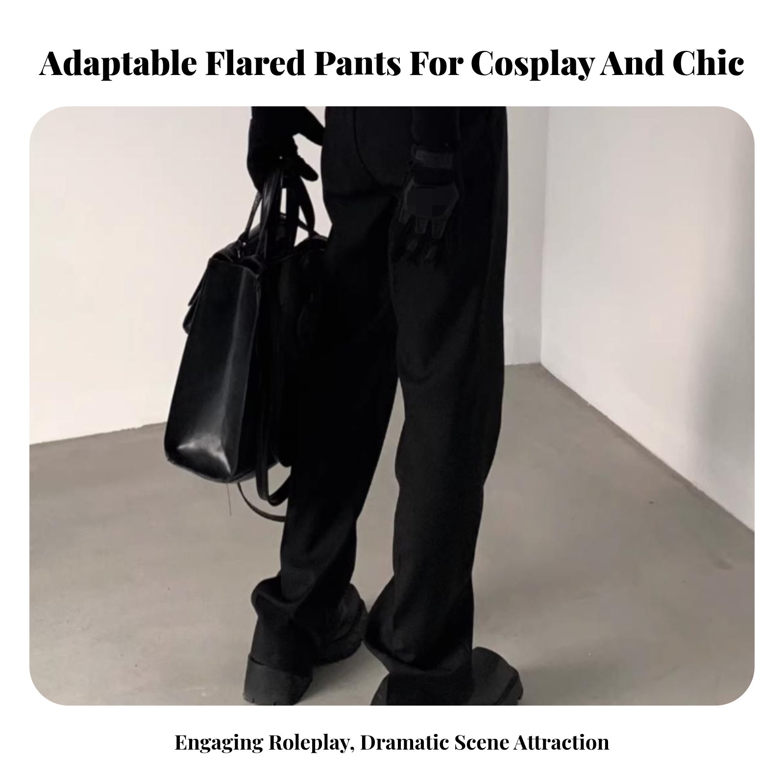 Split-Split-Leg Flaredd Trouse - Fashion Men Vogue reseña y precio