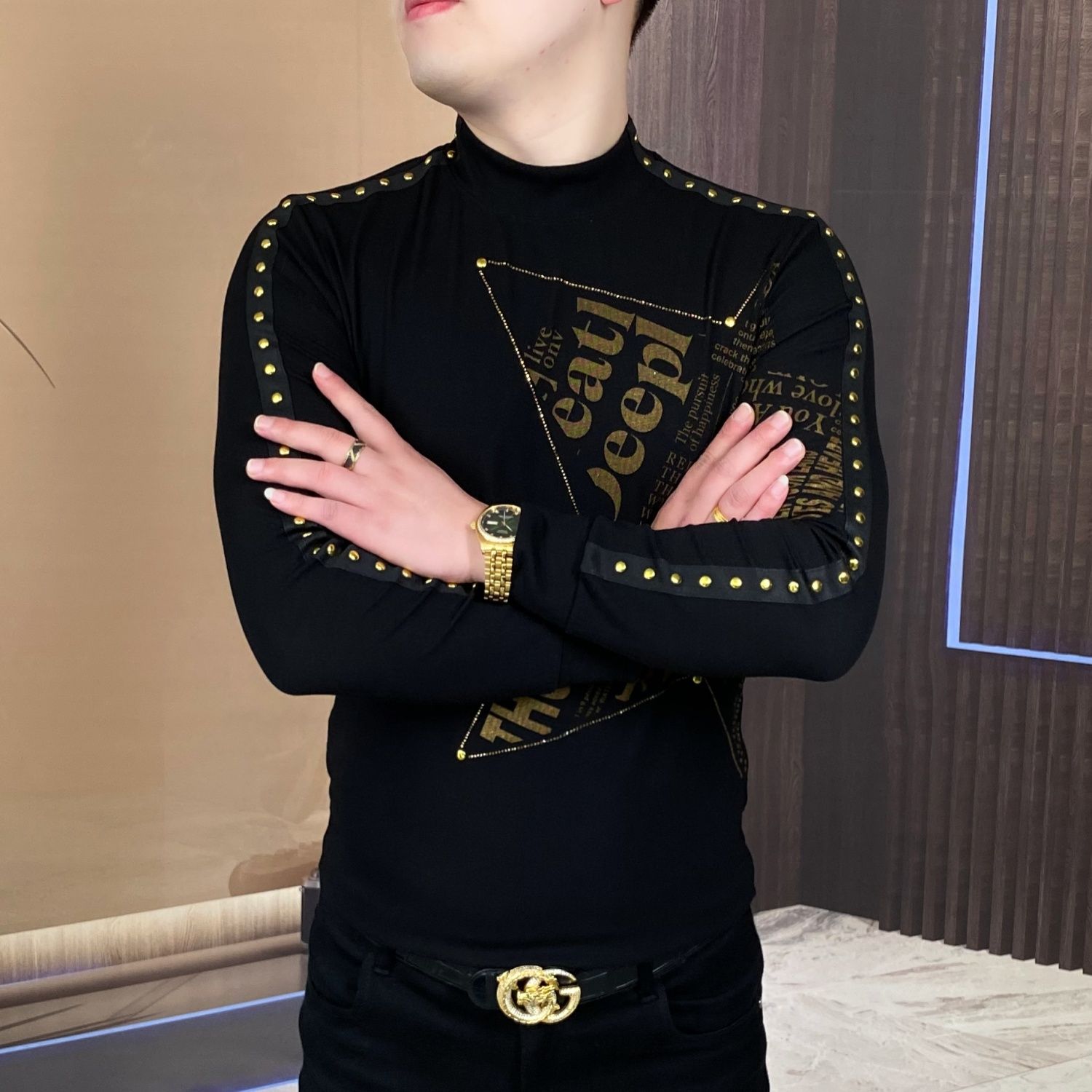 New long-sleeved tops for fash - Men'S Fashion Trends 2025 reseña y precio