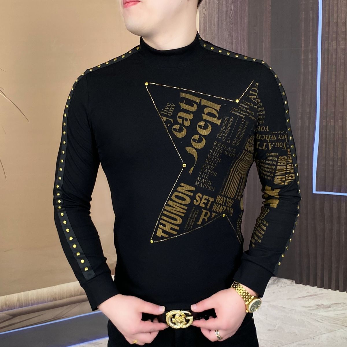 New long-sleeved tops for fash - Men'S Fashion Trends 2025 reseña y precio