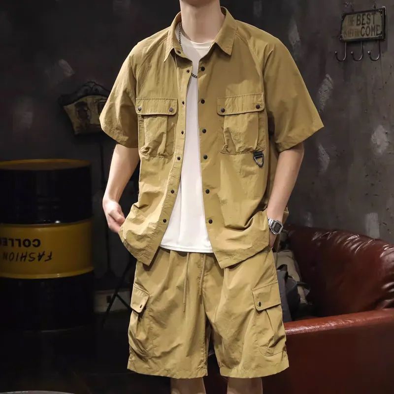 No Logo Khaki Man Sets Fashion - Men'S Fashion Essentials 2025 reseña y precio