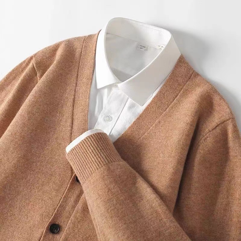 2024 Autumn/Winter New Men's B - Men'S Fashion V Neck Sweater reseña y precio