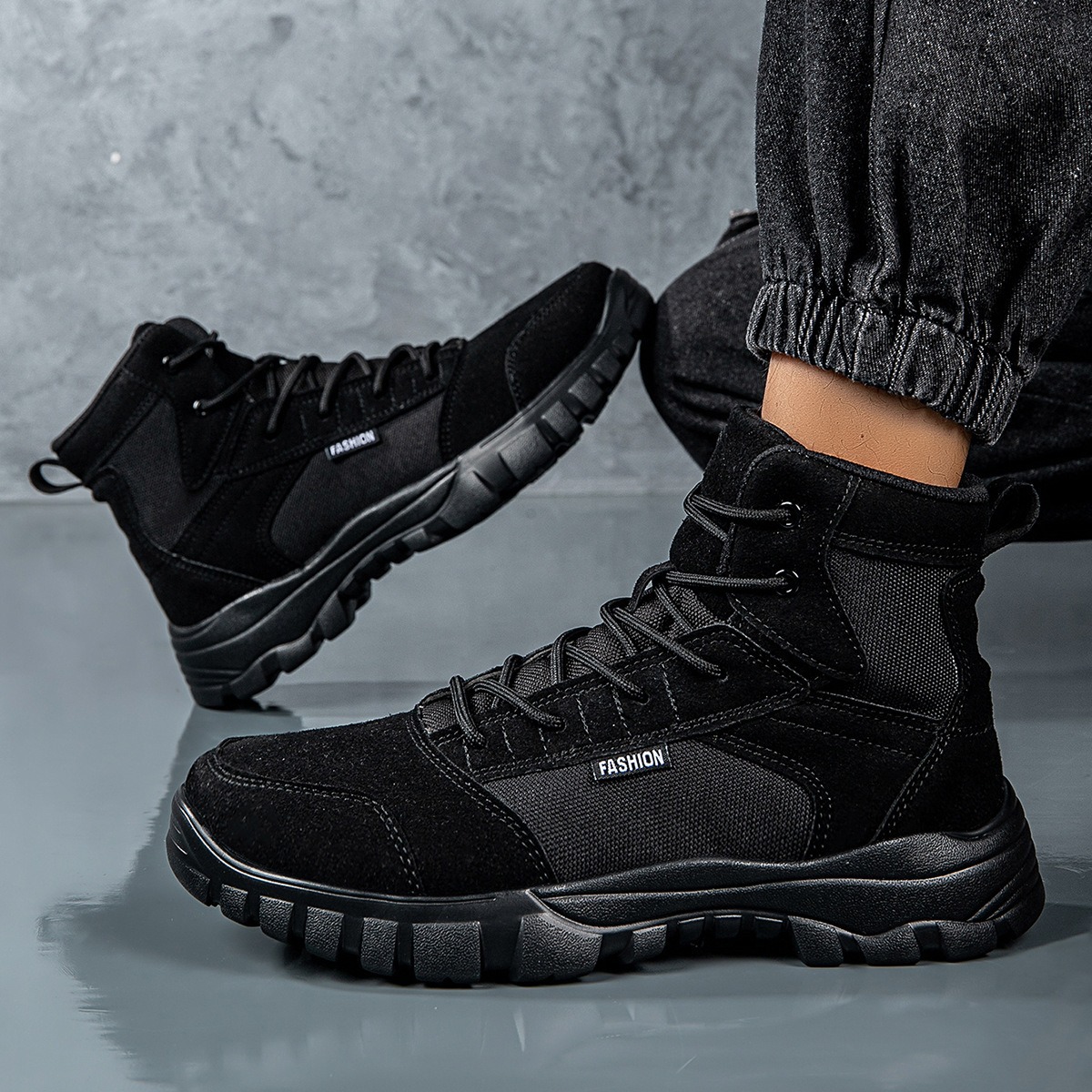 Men's shoes autumn and winter  - Men'S Fashion Hiking Boots reseña y precio