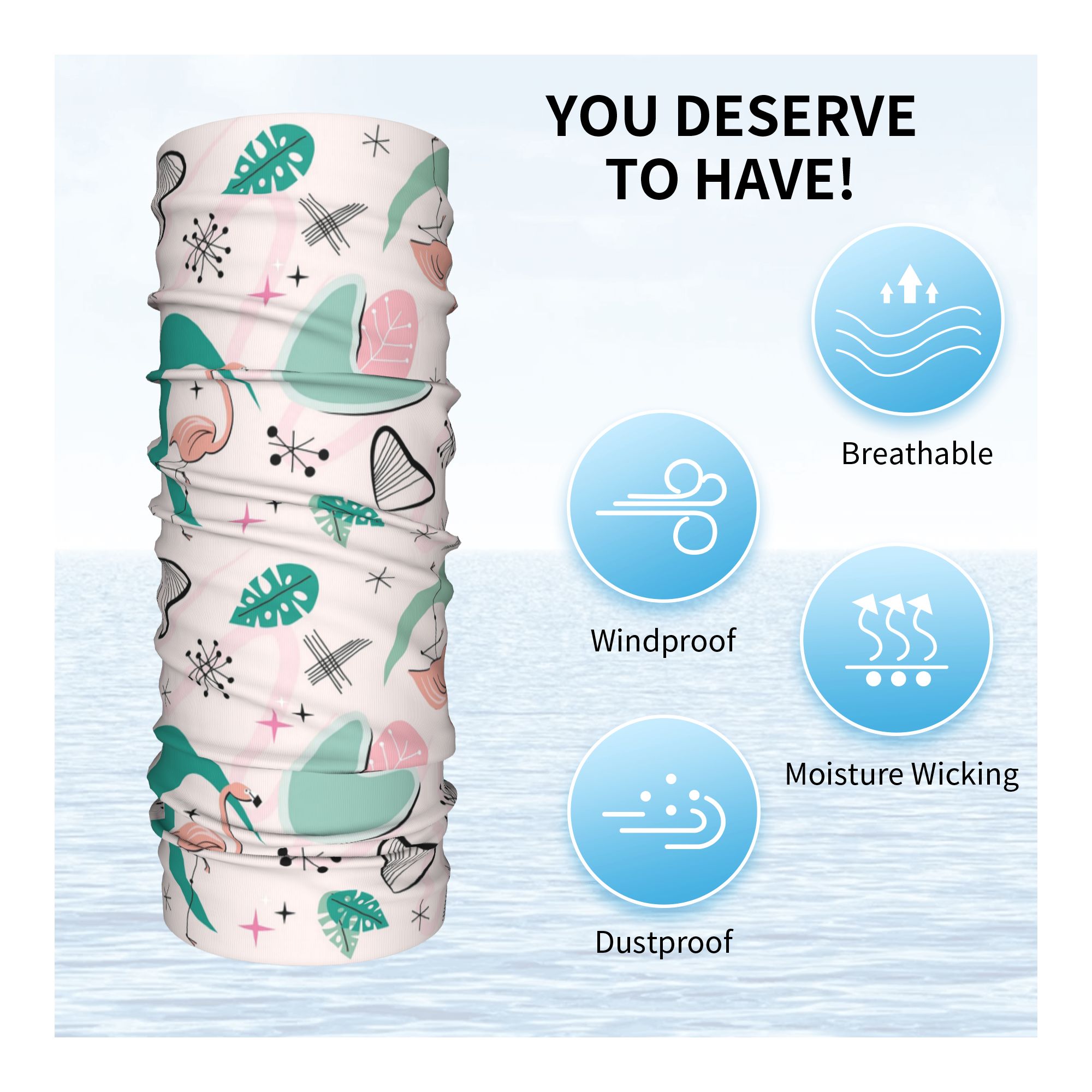 Atomic 50s Flamingo Bandana Ne - Mens Fashion In The 50S reseña y precio