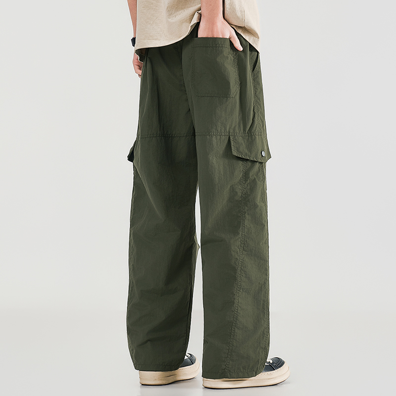 Summer Men's Workwear Wide Leg - Jogger Sweatpants Men reseña y precio
