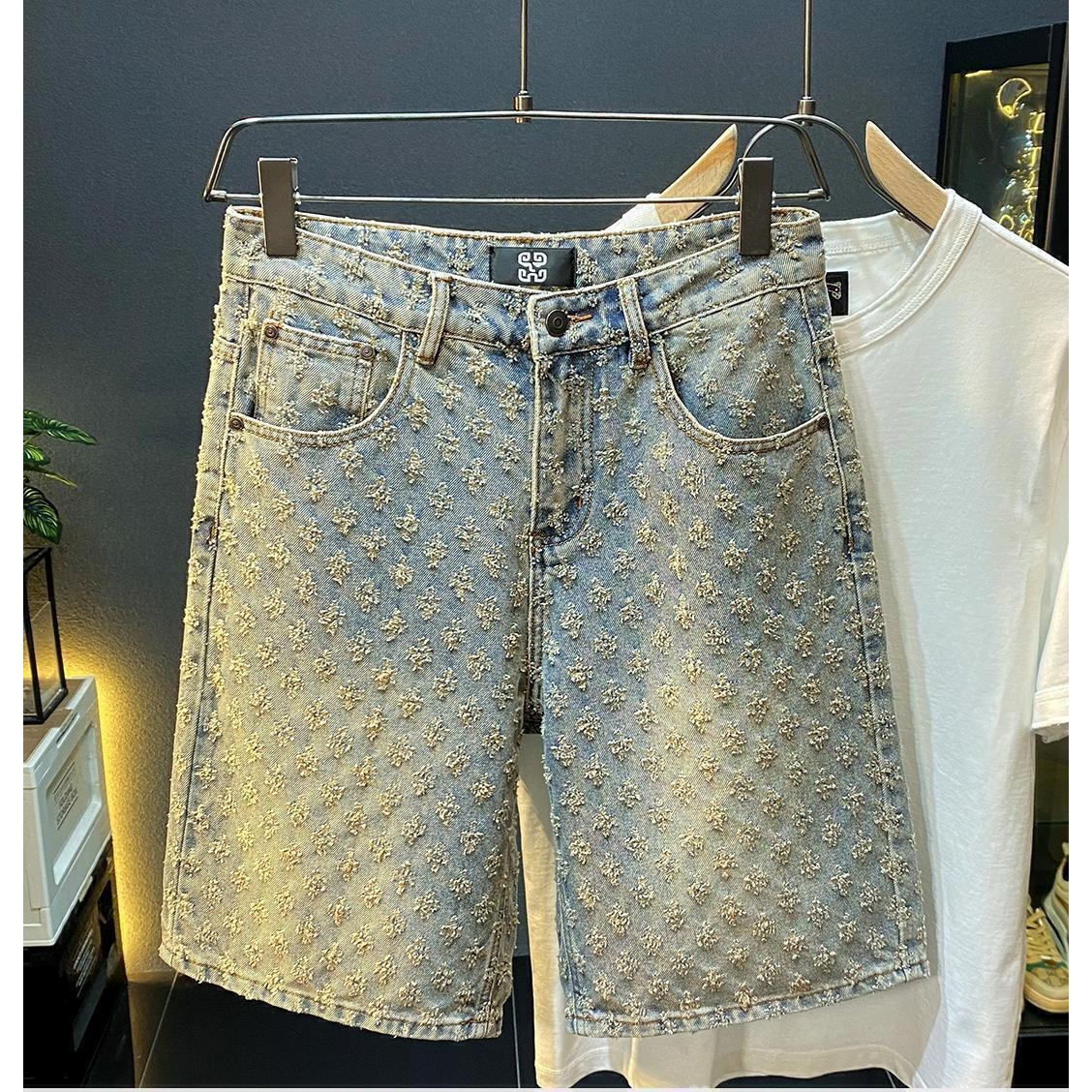 Summer High Street Denim Short - Jeans Pants Fashion Men reseña y precio