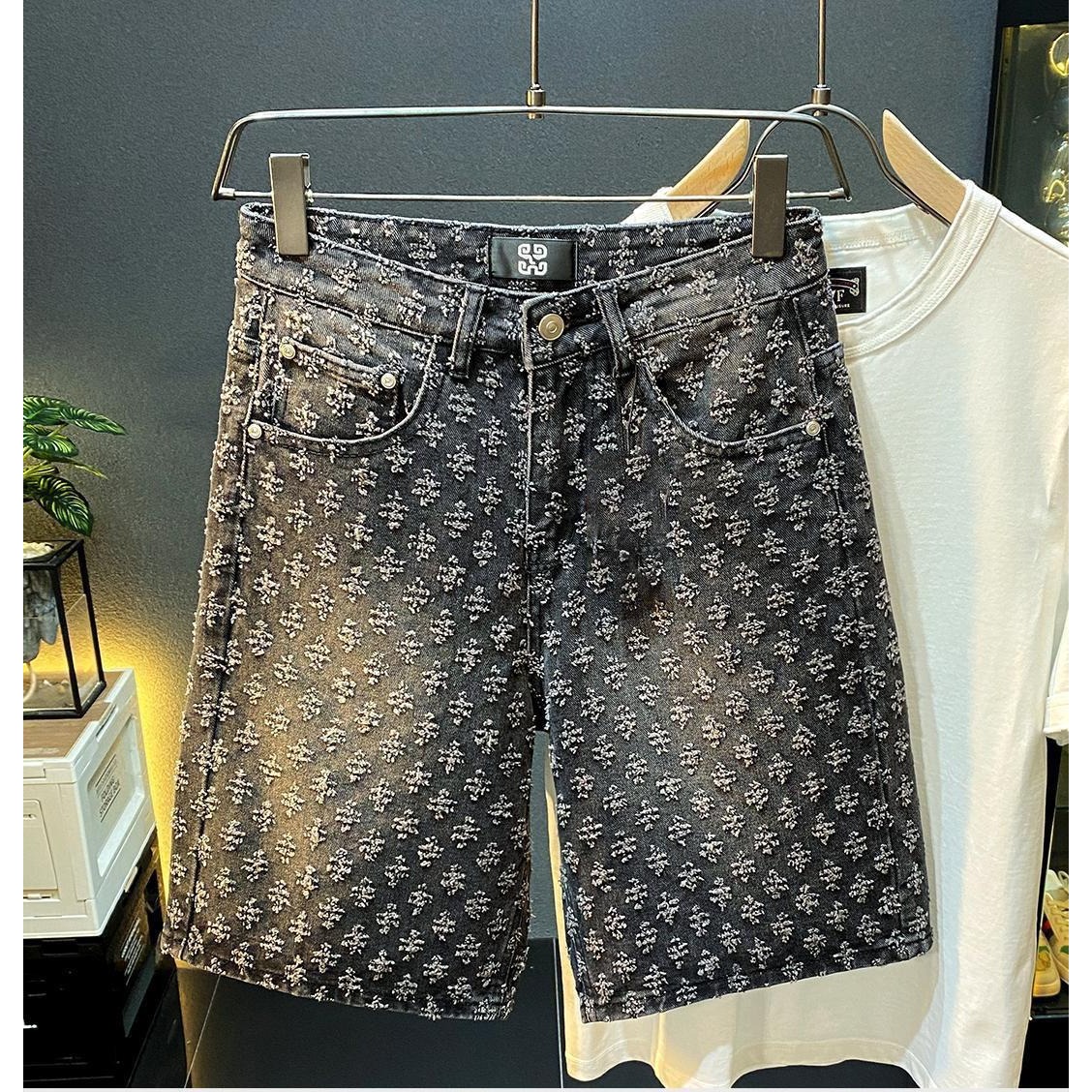 Summer High Street Denim Short - Jeans Pants Fashion Men reseña y precio