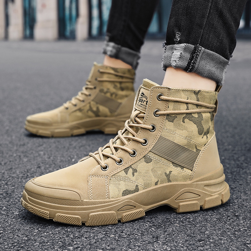 High-top classic men's boots w - Men'S Fashion Hiking Boots reseña y precio