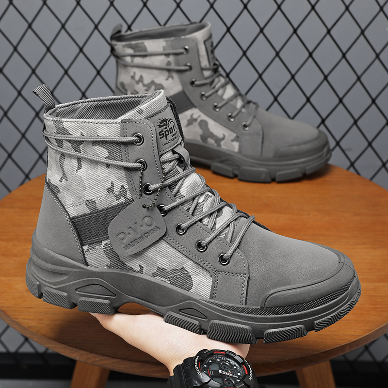 High-top classic men's boots w - Men'S Fashion Hiking Boots reseña y precio