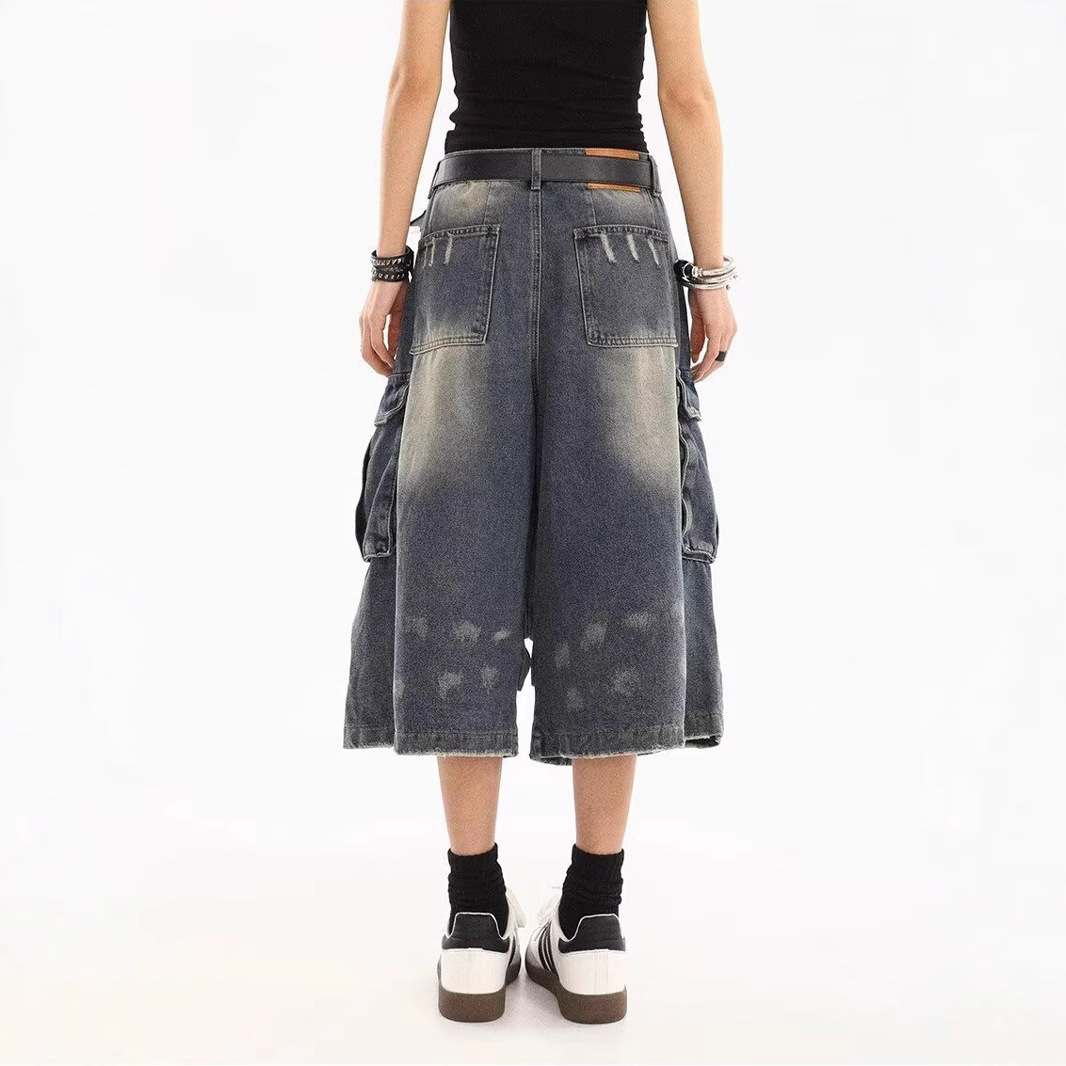 2026 New Plus Size Washed Spla - Jeans Pants Fashion Men reseña y precio