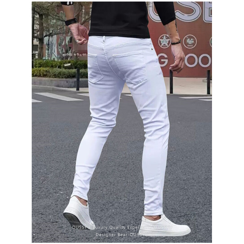 2026 New Spring Summer Men's W - Skinny Jeans Ripped reseña y precio