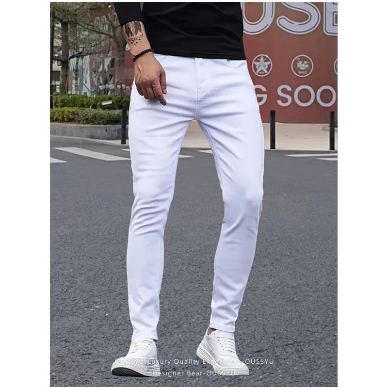 2026 New Spring Summer Men's W - Skinny Jeans Ripped reseña y precio