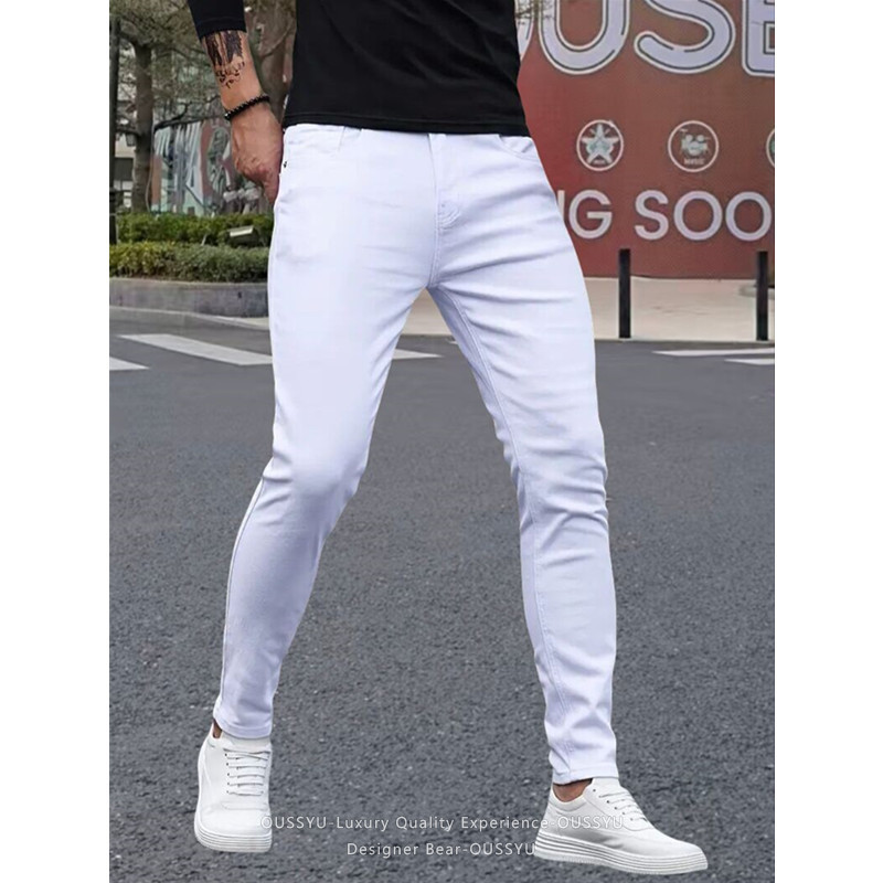 2026 New Spring Summer Men's W - Skinny Jeans Ripped reseña y precio