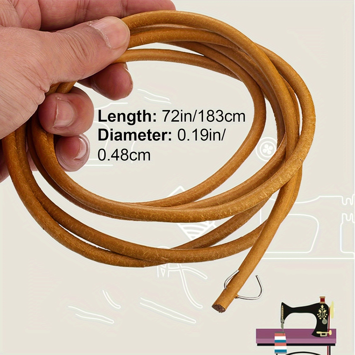 Durable brown cowhide pedal se - Leather Belt Braided reseña y precio