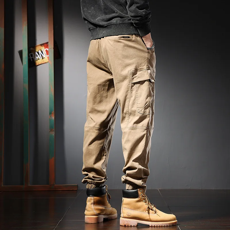 Loose Cargo Joggers Cotton Swe - Jogger Sweatpants Men reseña y precio