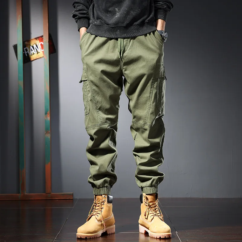 Loose Cargo Joggers Cotton Swe - Jogger Sweatpants Men reseña y precio