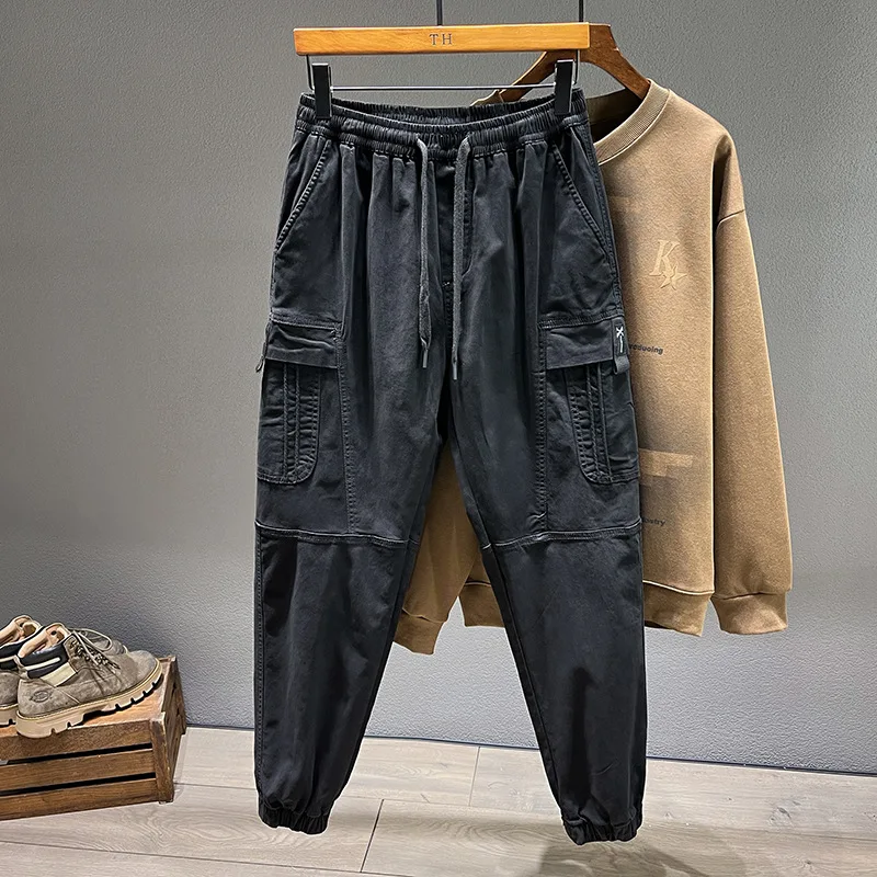 Loose Cargo Joggers Cotton Swe - Jogger Sweatpants Men reseña y precio