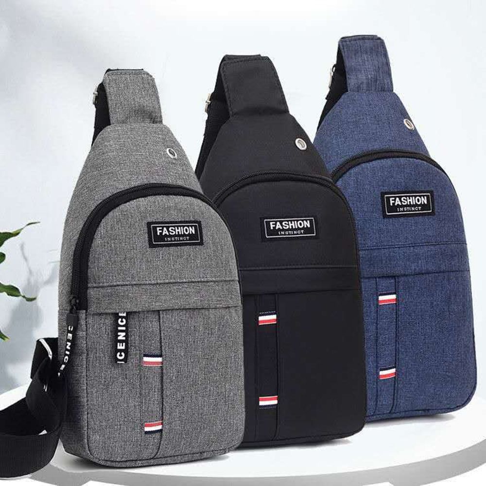 Men's Chest Bag New Fashion Ko - Men Fashion Korean Style reseña y precio