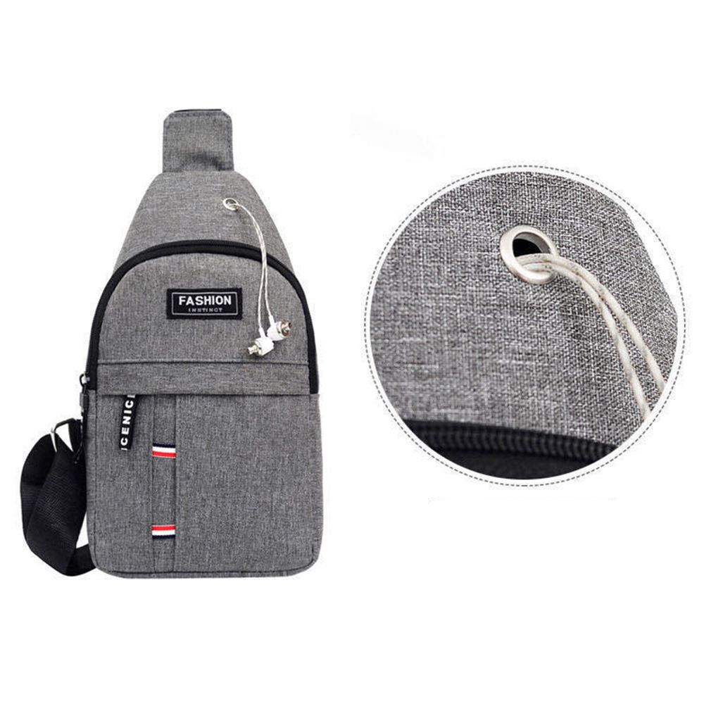 Men's Chest Bag New Fashion Ko - Men Fashion Korean Style reseña y precio