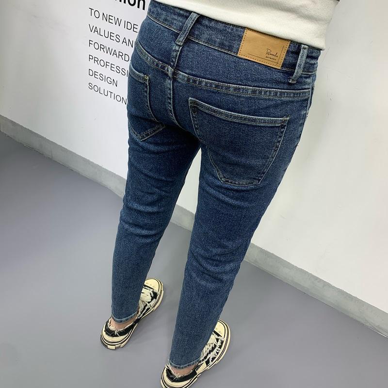 New Men's Slim Denim Jeans Cas - Skinny Jeans Ripped reseña y precio