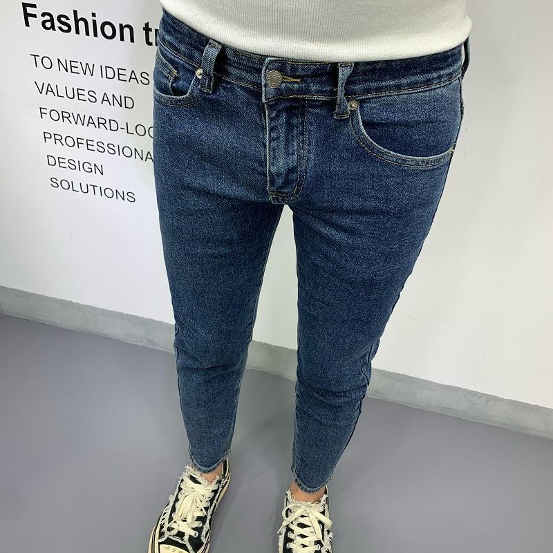 New Men's Slim Denim Jeans Cas - Skinny Jeans Ripped reseña y precio