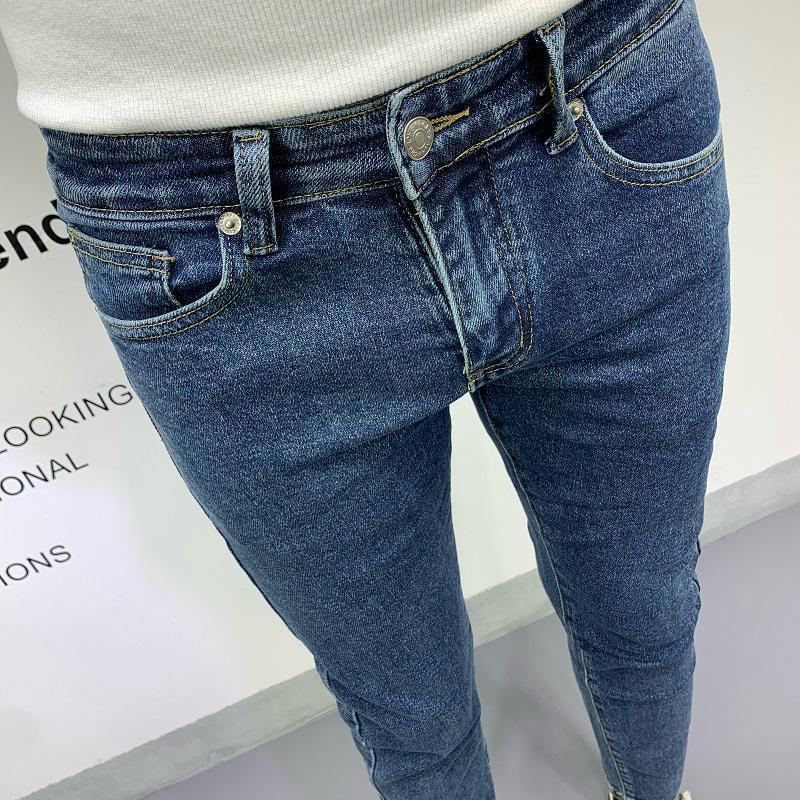 New Men's Slim Denim Jeans Cas - Skinny Jeans Ripped reseña y precio