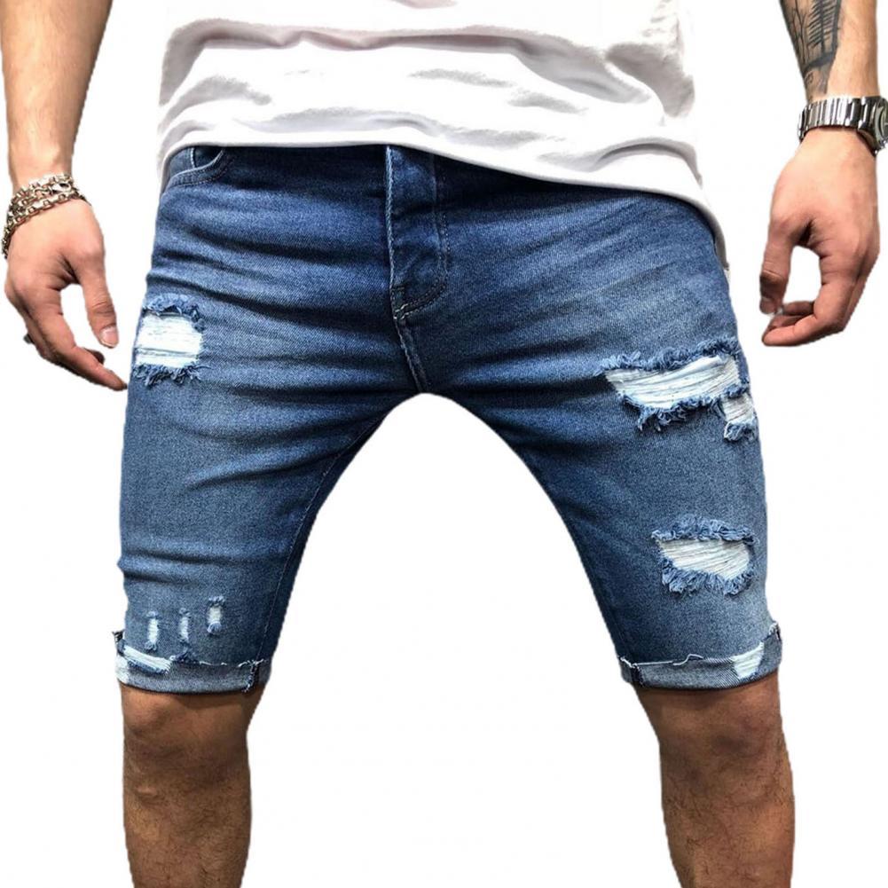 Men Short Jeans Denim Tight Sh - Skinny Jeans Ripped reseña y precio