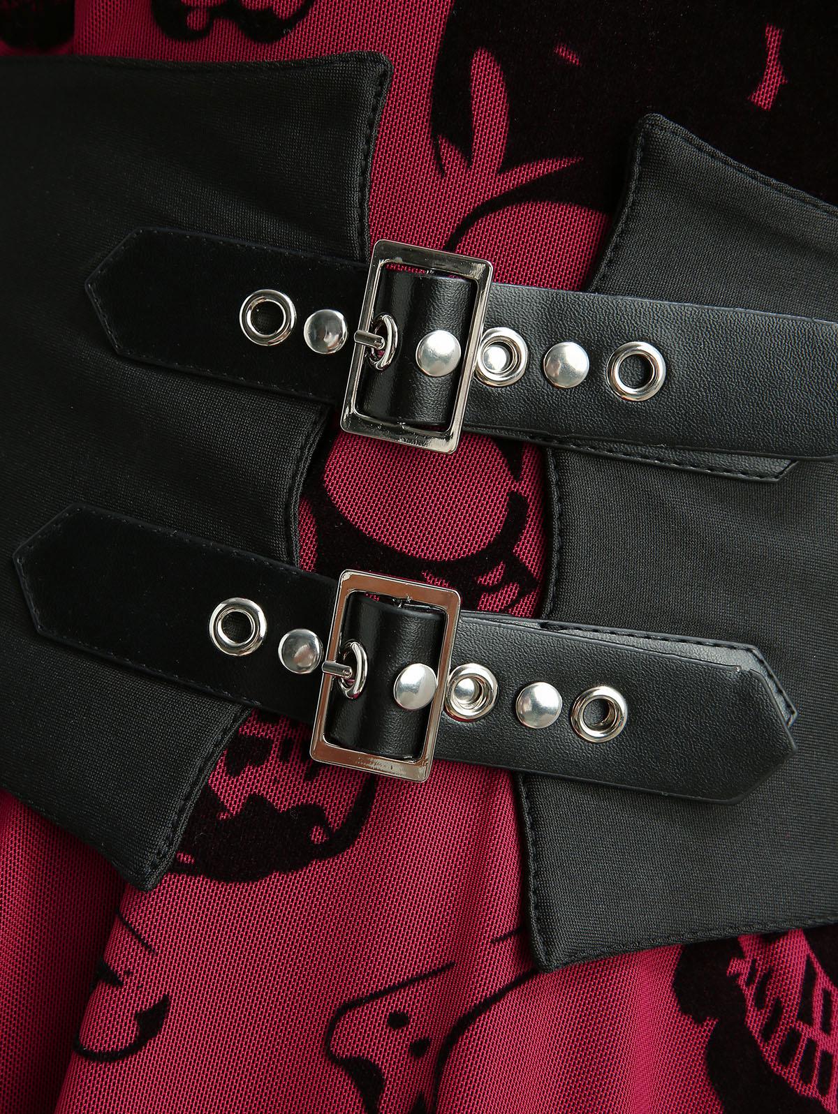 ROSEGAL Gothic Skull Bone Prin - Leather Belt Braided reseña y precio