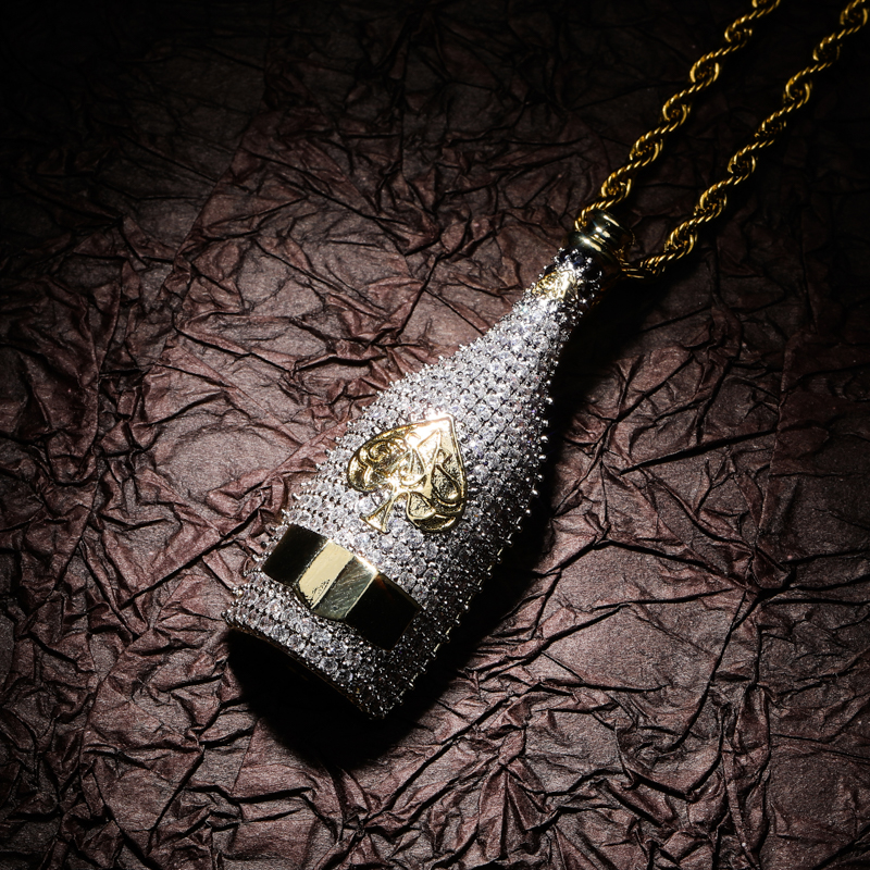 TOPGRILLZ Big Wine Bottle Neck - Fashion Men Vogue reseña y precio