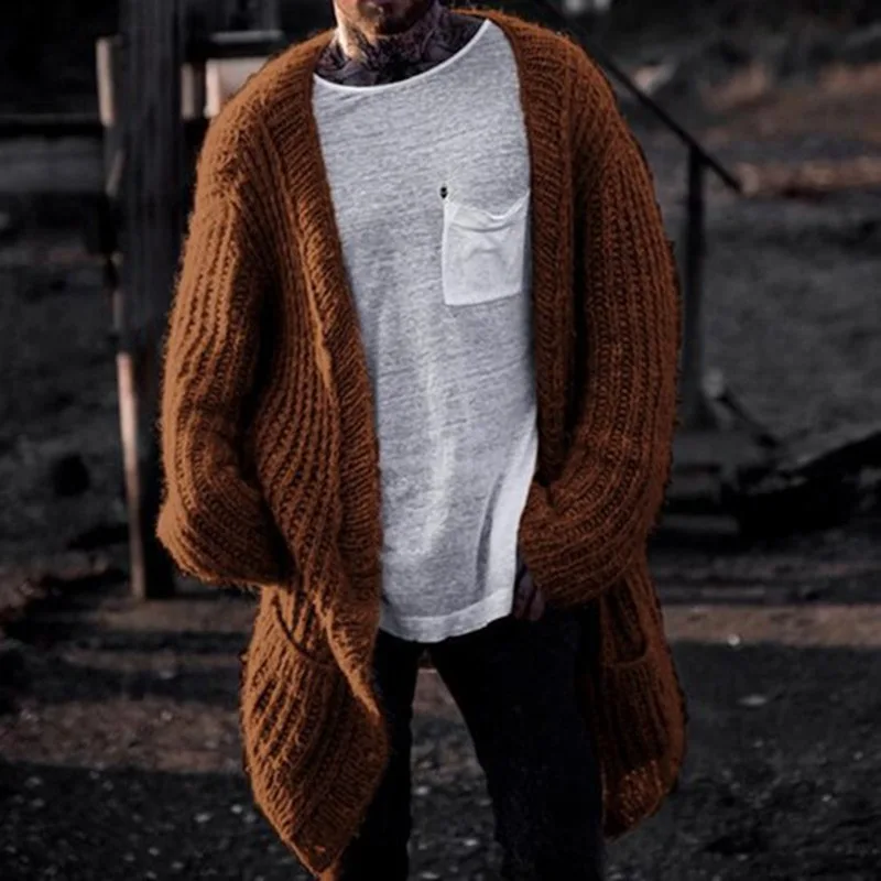 Korean-style Men's Autumn and  - Men'S Fashion V Neck Sweater reseña y precio