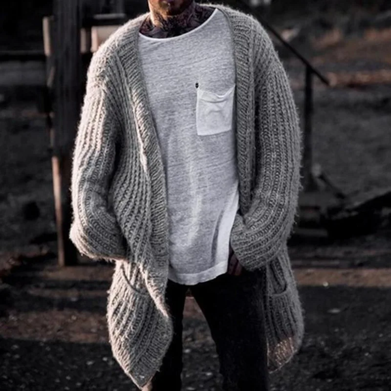 Korean-style Men's Autumn and  - Men'S Fashion V Neck Sweater reseña y precio