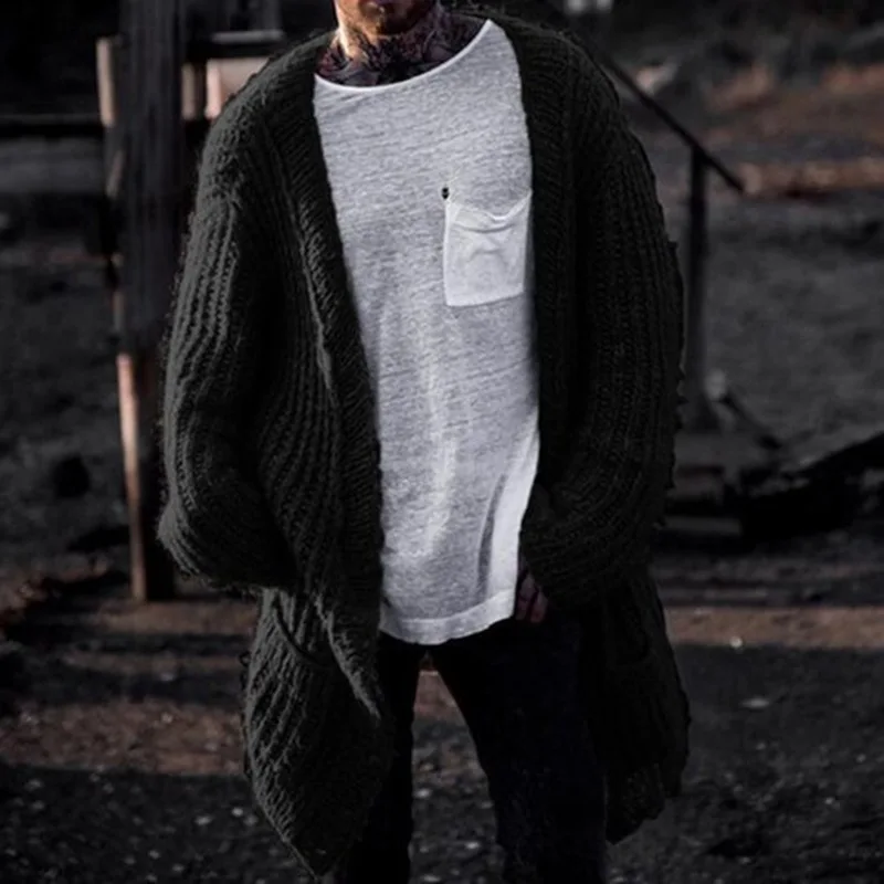 Korean-style Men's Autumn and  - Men'S Fashion V Neck Sweater reseña y precio