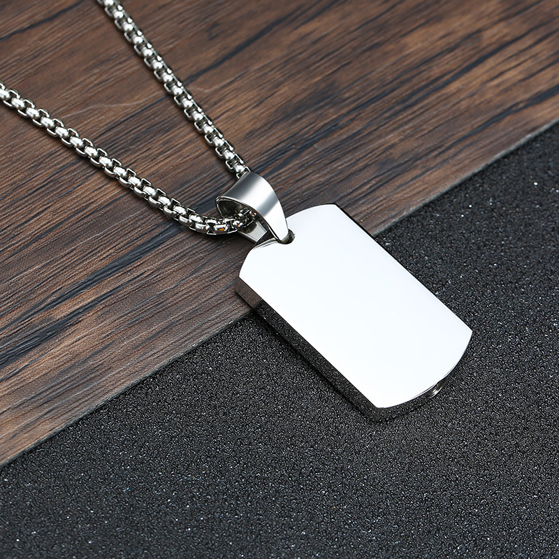 Men Dog Tag Urn Necklace,Stain - Mens Fashion In The 50S reseña y precio