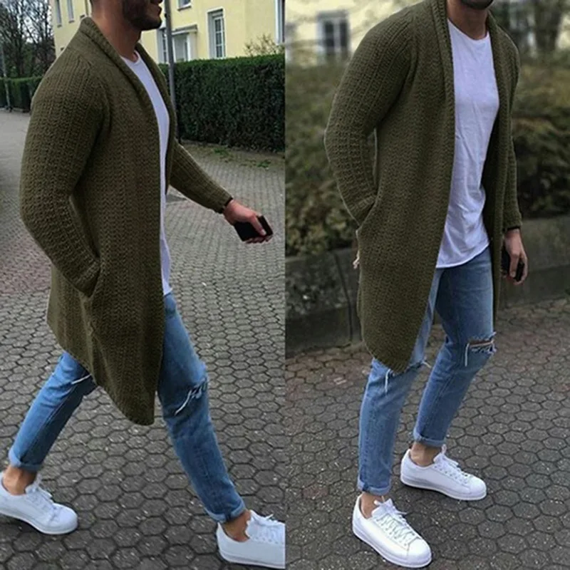 Spring Autumn Fashion Men's Sw - Men'S Fashion V Neck Sweater reseña y precio