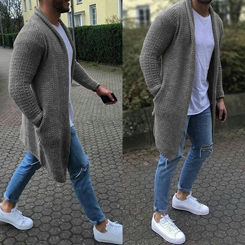 Spring Autumn Fashion Men's Sw - Men'S Fashion V Neck Sweater reseña y precio