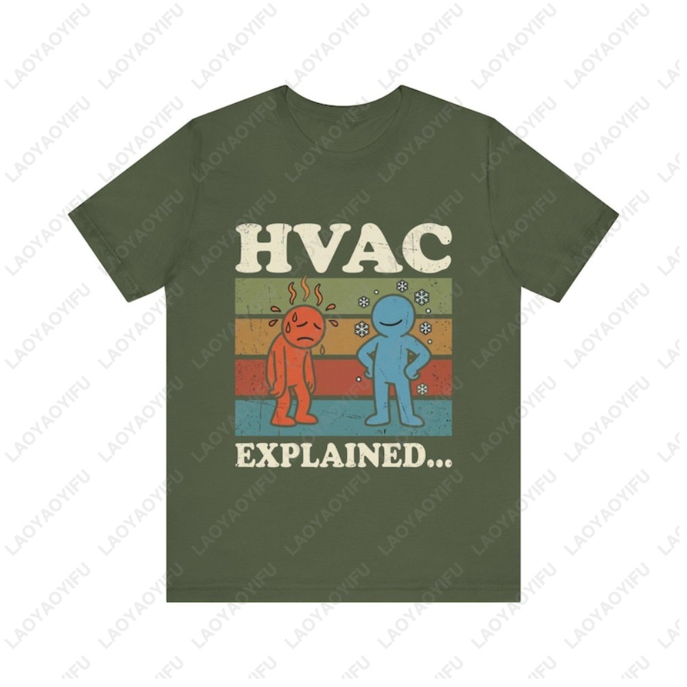 Funny HVAC Explained T Shirt G - Men'S Fashion Explained reseña y precio