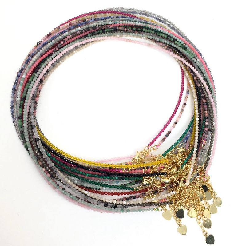 Faceted Gemstones 2-3mm beads  - Amazon Men'S Fashion reseña y precio