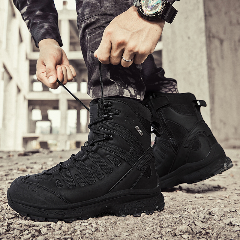 New Men Tactical Boots Militar - Men'S Fashion Hiking Boots reseña y precio