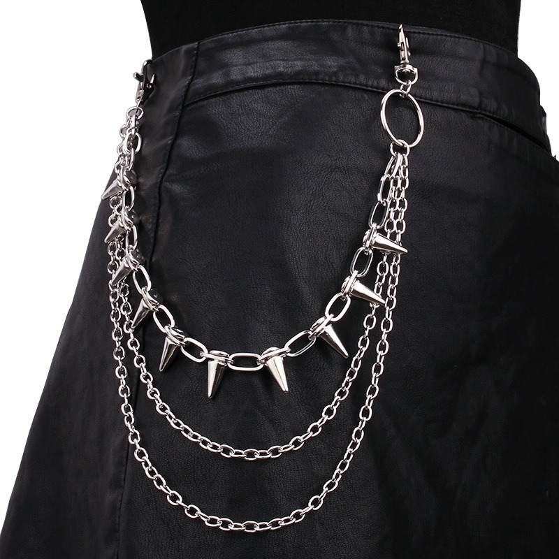 Hip Hop Punk Rock Metal Pants  - Jeans Pants Fashion Men reseña y precio