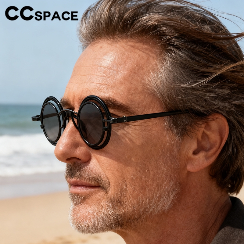 Metal Rotundity Punk Sunglasse - Fashion Men Vogue reseña y precio