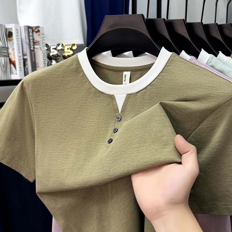 Mens Short Sleeve Henley Neck  - Men'S Fashion Trends 2025 reseña y precio