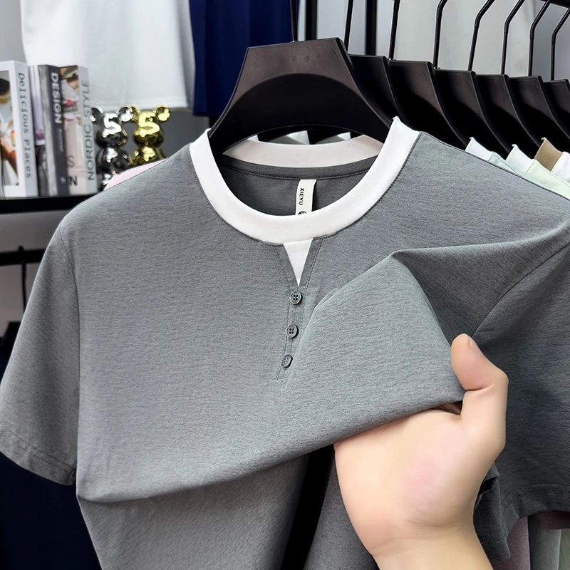 Mens Short Sleeve Henley Neck  - Men'S Fashion Trends 2025 reseña y precio