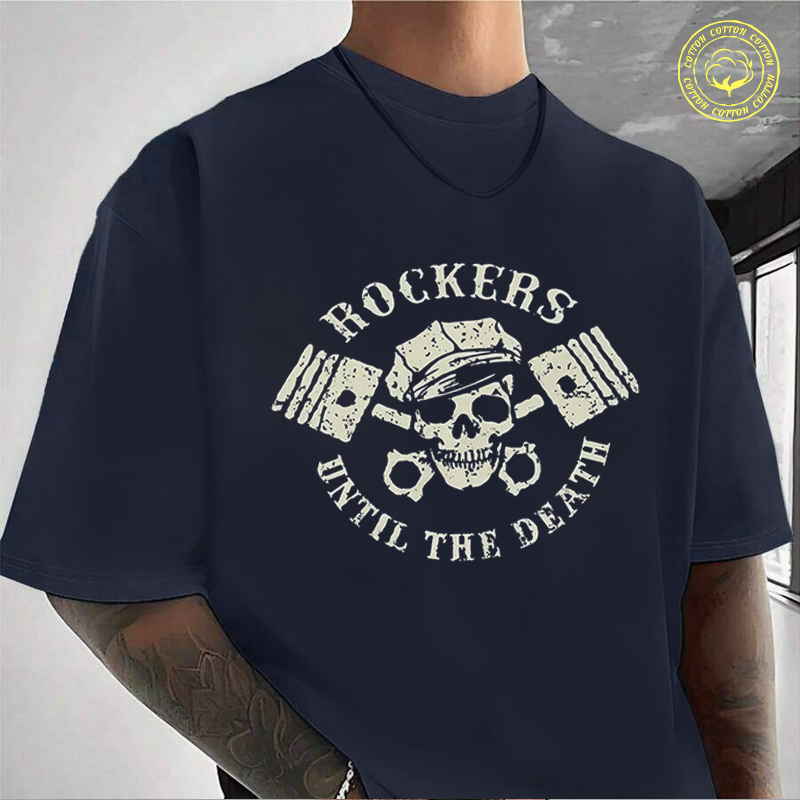Men Cotton T-Shirt ROCKERS Unt - Mens Fashion In The 50S reseña y precio