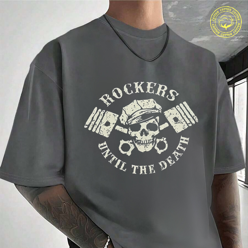 Men Cotton T-Shirt ROCKERS Unt - Mens Fashion In The 50S reseña y precio