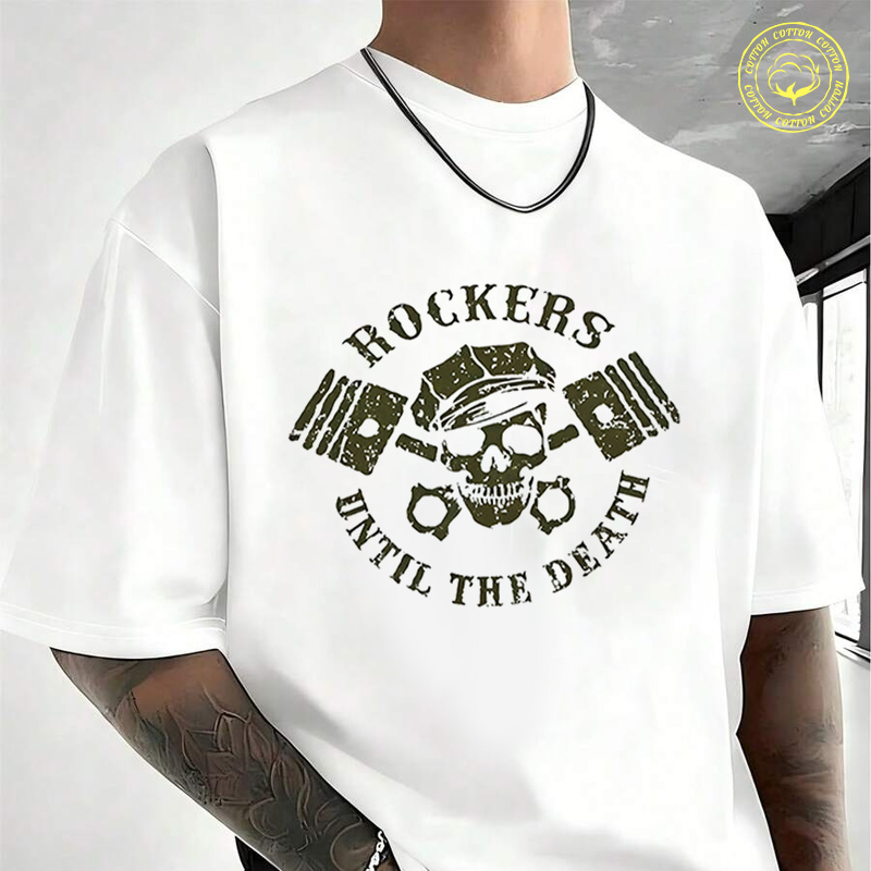 Men Cotton T-Shirt ROCKERS Unt - Mens Fashion In The 50S reseña y precio