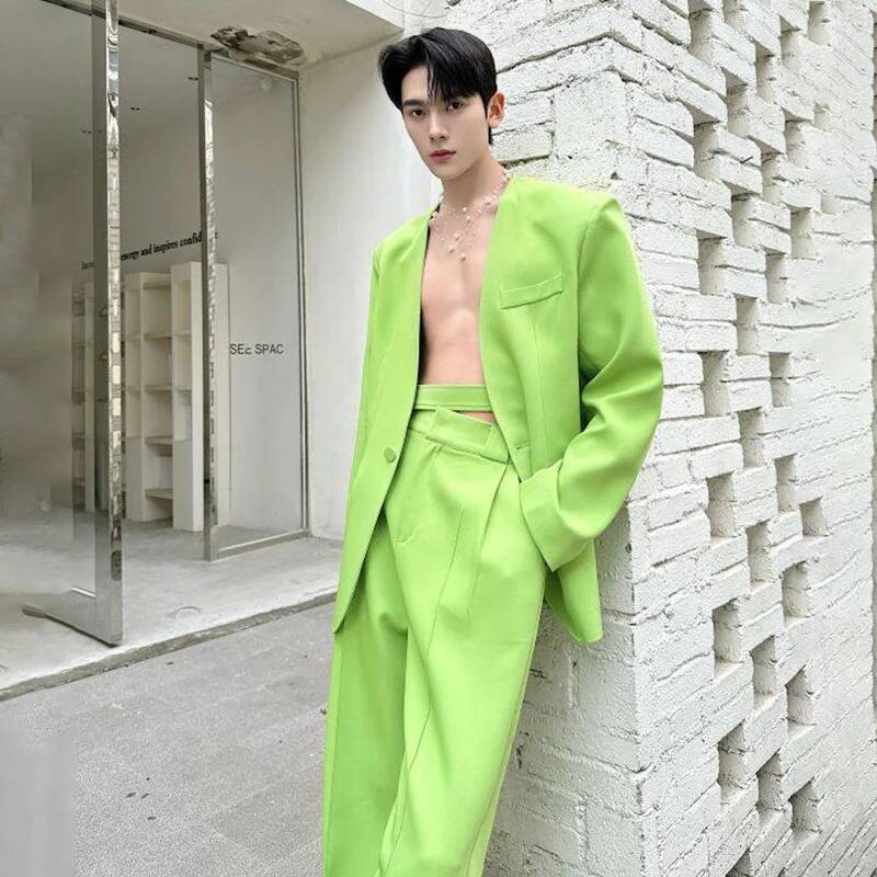 LUZHEN 2026 Spring New Solid C - Mens Fashion Casual 2026 reseña y precio